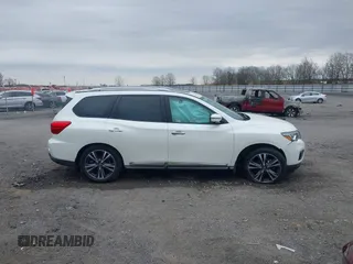 2017 Nissan Pathfinder S with VIN 5N1DR2MN4HC612538, listed as a IAAI auction lot 41699407 with 63,762 mi miles and . Bid and sale history available at DreamBid. Image 13.