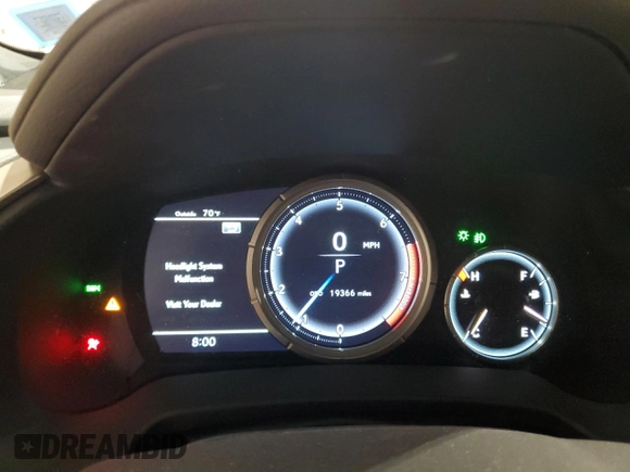 2021 Lexus RX 350 F Sport with VIN 2T2YZMDA4MC262310, listed as a Copart auction lot 56948985 with 19,366 mi miles and Salvage title. Bid and sale history available at DreamBid. Image 9.