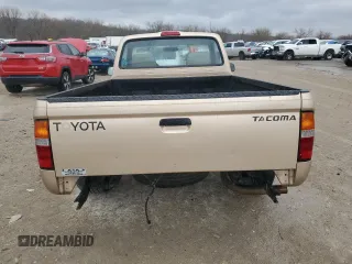 1998 Toyota Tacoma with VIN 4TANL42N3WZ077653, listed as a Copart auction lot 47258075 with 206,686 mi miles and Salvage Title. Bid and sale history available at carsss.com. Image 6.