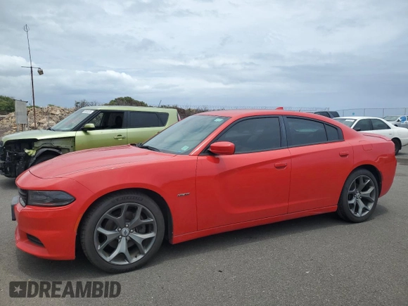 2017 Dodge Charger R/T with VIN 2C3CDXCT5HH510629, listed as a Copart auction lot 59402515 with 48,636 mi miles and Salvage title. Bid and sale history available at DreamBid. Image 1.