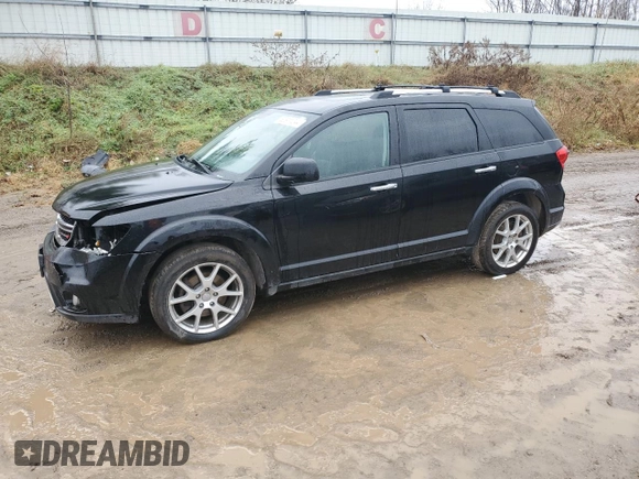2014 Dodge Journey R/T with VIN 3C4PDDFG4ET117900, listed as a Copart auction lot 80911244 with 111,773 mi miles and Clean title. Bid and sale history available at DreamBid. Image 1.