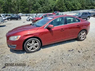 2015 Volvo S60 T5 Drive-E Premier with VIN YV126MFK3F1345026, listed as a Copart auction lot 62000765 with 104,899 mi miles and Clean title. Bid and sale history available at DreamBid. Image 1.