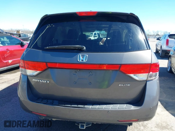 2016 Honda Odyssey Touring Elite with VIN 5FNRL5H97GB010275, listed as a IAAI auction lot 41655328 with Not Provided miles. Bid and sale history available at carsss.com. Image 16.