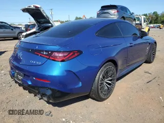 2024 Mercedes-Benz CLE 53 AMG z VIN W1KMJ6CBXRF020321, wystawiony jako Copart lot #67839954 z przebiegiem 486 mil mil oraz Szkody całkowita. Historia ofert i sprzedaży dostępna na DreamBid. Obrazek 3.