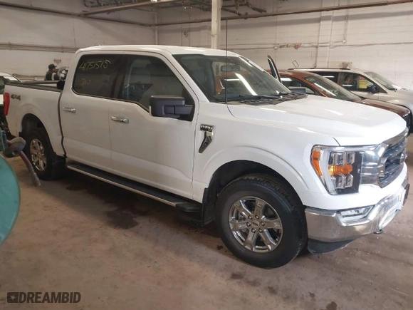 2023 Ford F-150 XL with VIN 1FTEW1EP8PFC03158, listed as a IAAI auction lot 41751515 with 16,306 mi miles. Bid and sale history available at carsss.com. Image 1.