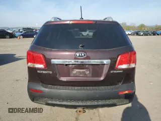 2011 Kia Sorento LX with VIN 5XYKTCA12BG128360, listed as a Copart auction lot 54134255 with 110,535 mi miles and Salvage Title. Bid and sale history available at DreamBid. Image 6.