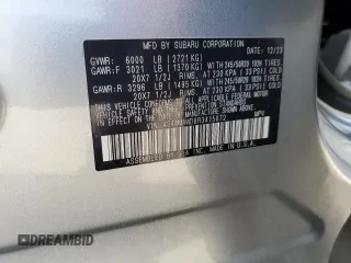 2024 Subaru Ascent Touring с VIN 4S4WMAWD8R3415072, выставлен на аукционе Copart как лот 55168845 с пробегом 22 827 миль миль и На запчасти • Non repairable. История ставок и продаж доступна на DreamBid. Изображение 13.