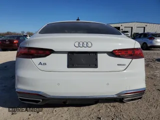 2023 Audi A5 Sportback S line Premium Plus with VIN WAUFACF53PA045351, listed as a Copart auction lot 38337454 with 9,512 mi miles. Bid and sale history available at carsss.com. Image 6.