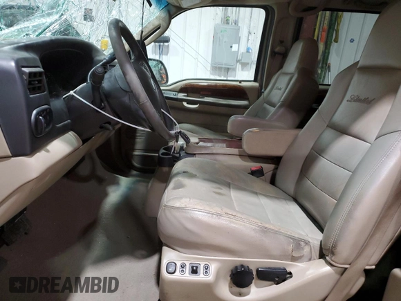 2005 Ford Excursion Limited with VIN 1FMNU43SX5ED45816, listed as a Copart auction lot 87856515 with 171,319 mi miles and Clean Title. Bid and sale history available at DreamBid. Image 7.