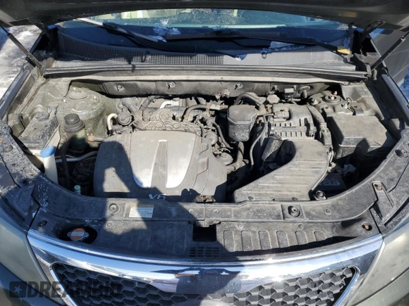 2011 Kia Sorento LX with VIN 5XYKTDA2XBG110154, listed as a Copart auction lot 44593715 with 0 mi miles and Salvage Title. Bid and sale history available at carsss.com. Image 12.