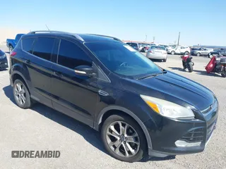 2014 Ford Escape Titanium with VIN 1FMCU0JX6EUB49652, listed as a IAAI auction lot 42136494 with 195,108 mi miles. Bid and sale history available at carsss.com. Image 1.