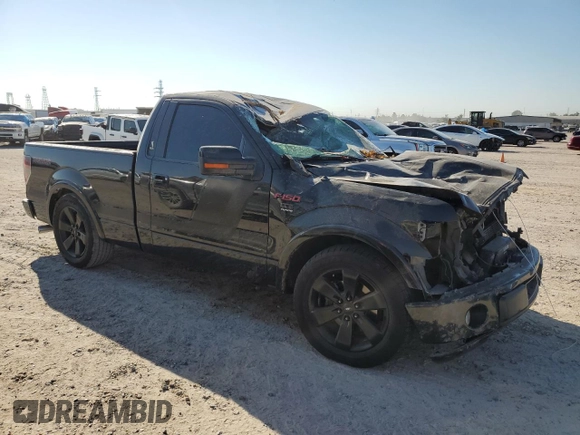 2014 Ford F-150 XL with VIN 1FTMF1CT7EFA11321, listed as a Copart auction lot 73803274 with 111,545 mi miles and Salvage title. Bid and sale history available at DreamBid. Image 4.