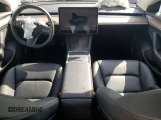 2023 Tesla Model 3 with VIN 5YJ3E1EA4PF613160, listed as a Copart auction lot 62008045 with 23,575 mi miles and Clean title. Bid and sale history available at DreamBid. Image 8.
