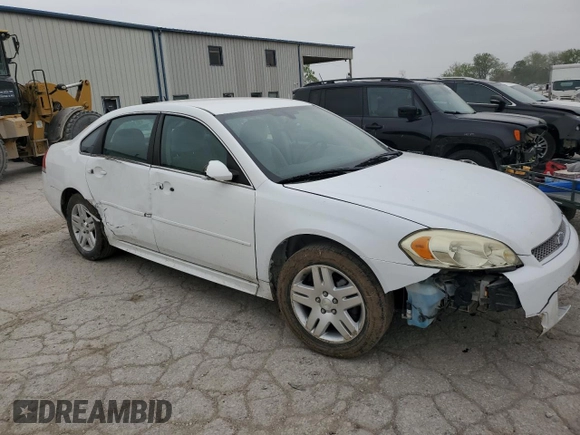 2014 Chevrolet Impala LT with VIN 2G1WB5E30E1142857, listed as a Copart auction lot 52650575 with 230,412 mi miles and Salvage Title. Bid and sale history available at DreamBid. Image 4.