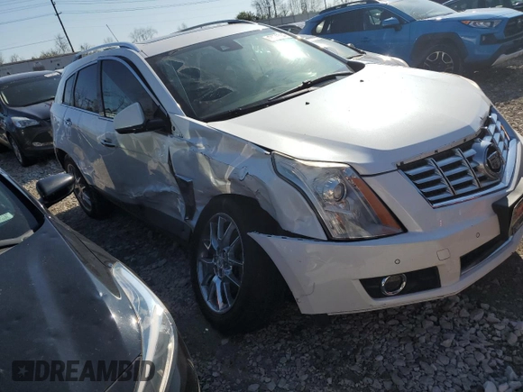 2015 Cadillac SRX Premium Collection with VIN 3GYFNGE30FS519035, listed as a Copart auction lot 47990584 with 159,354 mi miles and Salvage Title. Bid and sale history available at carsss.com. Image 4.