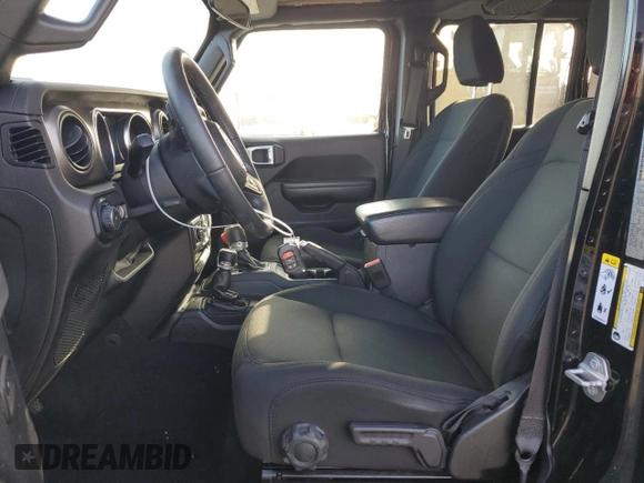 2018 Jeep Wrangler Unlimited Sport with VIN 1C4HJXDN4JW198837, listed as a Copart auction lot 45419485 with 88,654 mi miles and Salvage title. Bid and sale history available at DreamBid. Image 7.