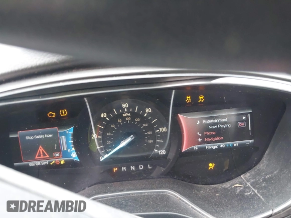 2018 Ford Fusion Energi SE with VIN 3FA6P0PU1JR130262, listed as a IAAI auction lot 41495217 with 68,708 mi miles. Bid and sale history available at carsss.com. Image 7.