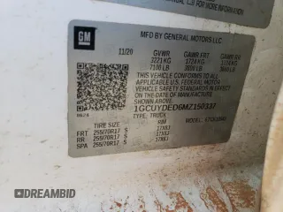 2021 Chevrolet Silverado 1500 LT z VIN 1GCUYDED6MZ150337, wystawiony jako Copart lot #51174215 z przebiegiem 118 941 mil mil oraz Szkoda całkowita • Salvage title. Historia ofert i sprzedaży dostępna na DreamBid. Obrazek 12.