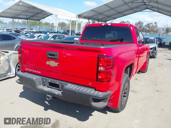 2015 Chevrolet Silverado 1500 LT with VIN 1GCRCREH5FZ260108, listed as a IAAI auction lot 41907415 with 115,089 mi miles. Bid and sale history available at carsss.com. Image 4.