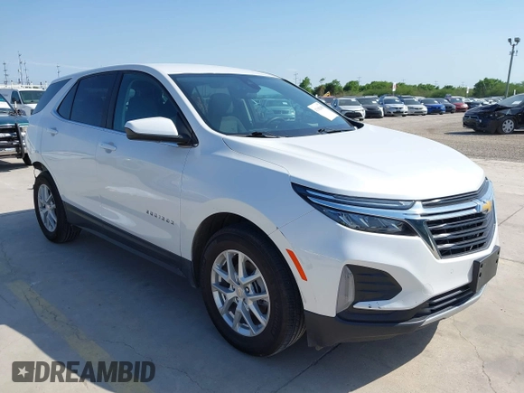 2024 Chevrolet Equinox LT with VIN 3GNAXKEG5RS120231, listed as a IAAI auction lot 42182658 with 27,987 mi miles and . Bid and sale history available at DreamBid. Image 1.