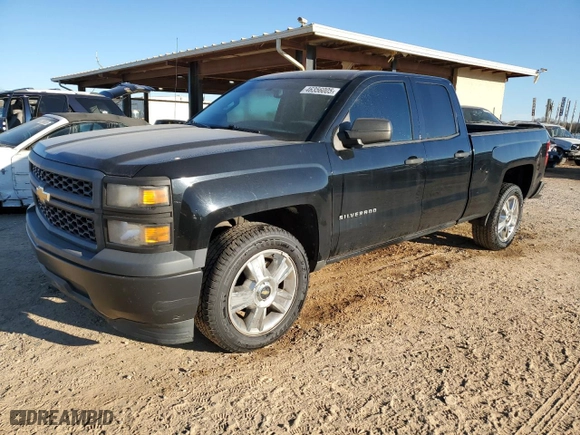 2014 Chevrolet Silverado 1500 Work Truck with VIN 1GCRCPEH9EZ150679, listed as a Copart auction lot 46356005 with 166,552 mi miles and Salvage Title. Bid and sale history available at carsss.com. Image 1.