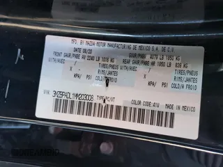 2021 Mazda 3 Premium with VIN 3MZBPADL1MM203008, listed as a Copart auction lot 48887465 with 66,192 mi miles and Salvage title. Bid and sale history available at DreamBid. Image 12.