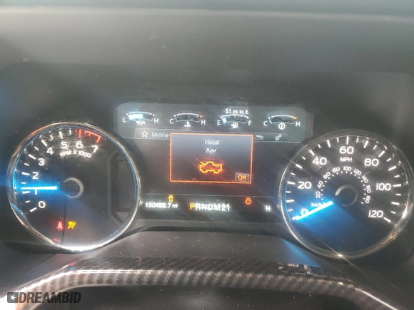 2016 Ford F-150 XLT with VIN 1FTEW1EF2GFA57606, listed as a Copart auction lot 44075235 with 150,495 mi miles and Salvage Title. Bid and sale history available at carsss.com. Image 9.