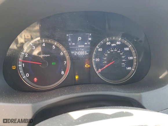 2013 Hyundai Accent GLS with VIN KMHCT4AE6DU310475, listed as a Copart auction lot 53751415 with 240,883 mi miles and Clean Title. Bid and sale history available at carsss.com. Image 9.