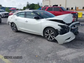 2017 Nissan Maxima SL with VIN 1N4AA6AP2HC364047, listed as a IAAI auction lot 42627734 with 121,011 mi miles and . Bid and sale history available at DreamBid. Image 1.