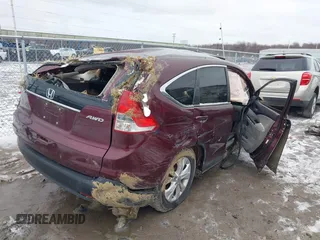 2013 Honda CR-V EX with VIN 5J6RM4H52DL033924, listed as a IAAI auction lot 41735084 with 193,350 mi miles. Bid and sale history available at carsss.com. Image 4.