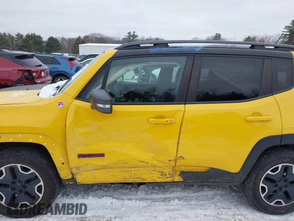 2015 Jeep Renegade Trailhawk with VIN ZACCJBCT9FPB95949, listed as a IAAI auction lot 41558291 with 60,682 mi miles and . Bid and sale history available at DreamBid. Image 14.