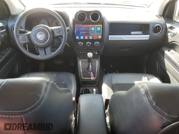 2015 Jeep Compass Sport with VIN 1C4NJDBB4FD426641, listed as a Copart auction lot 47440235 with 124,386 mi miles and Salvage Title. Bid and sale history available at carsss.com. Image 8.