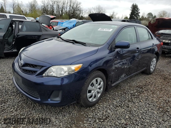 2013 Toyota Corolla L with VIN 5YFBU4EEXDP182326, listed as a Copart auction lot 50921225 with 105,654 mi miles and Salvage Title. Bid and sale history available at carsss.com. Image 1.