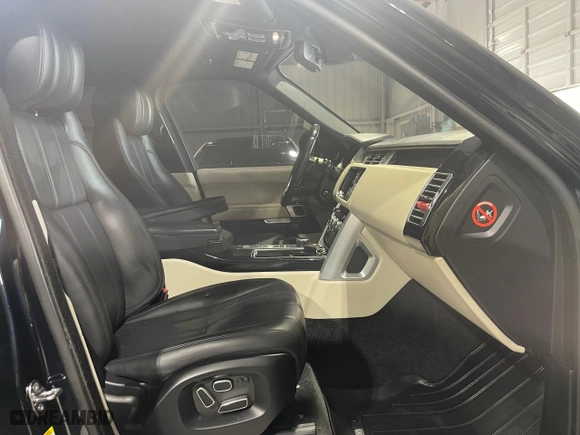 2014 Land Rover Range Rover Supercharged with VIN SALGS2TF6EA155229, listed as a Copart auction lot 52832355 with 95,369 mi miles and Salvage Title. Bid and sale history available at carsss.com. Image 5.