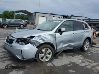 2014 Subaru Forester Premium z VIN JF2SJAEC4EH462117, wystawiony jako Copart lot #60249375 z przebiegiem 54 101 mil mil oraz Szkoda całkowita • Salvage title. Historia ofert i sprzedaży dostępna na DreamBid. Obrazek 1.