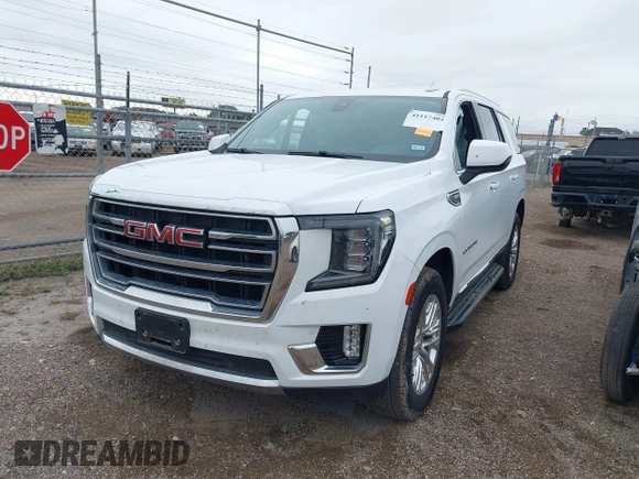 2022 GMC Yukon SLT with VIN 1GKS1BKD9NR314142, listed as a IAAI auction lot 41117401 with 53,111 mi miles. Bid and sale history available at carsss.com. Image 22.
