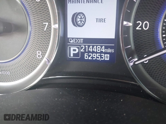 2013 Infiniti QX56 with VIN JN8AZ2NF7D9530166, listed as a IAAI auction lot 42360609 with 214,484 mi miles and . Bid and sale history available at DreamBid. Image 16.