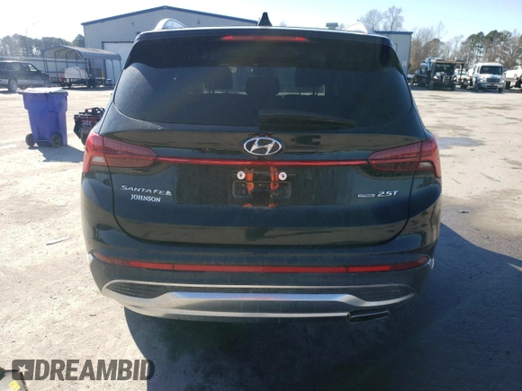 2022 Hyundai Santa Fe Limited with VIN 5NMS4DAL4NH477809, listed as a Copart auction lot 42377905 with 24,292 mi miles and Salvage Title. Bid and sale history available at carsss.com. Image 6.