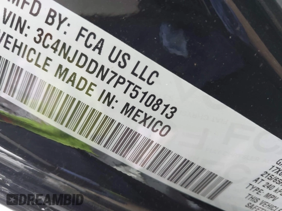 2023 Jeep Compass Trailhawk с VIN 3C4NJDDN7PT510813, выставлен на аукционе IAAI как лот 42096113 с пробегом 25 356 миль миль и . История ставок и продаж доступна на DreamBid. Изображение 9.