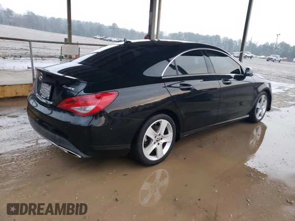 2018 Mercedes-Benz CLA with VIN WDDSJ4GB3JN582710, listed as a Copart auction lot 70184682 with 64,505 mi miles. Bid and sale history available at carsss.com. Image 3.
