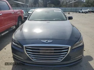 2017 Genesis G80 3.8L with VIN KMHGN4JE2HU182477, listed as a Copart auction lot 43333425 with 71,404 mi miles and Salvage Title. Bid and sale history available at DreamBid. Image 5.
