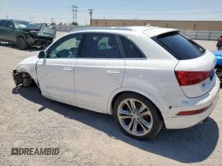 2016 Audi Q3 Premium Plus with VIN WA1EFCFS0GR019940, listed as a Copart auction lot 63771625 with 98,591 mi miles and Salvage title. Bid and sale history available at DreamBid. Image 2.