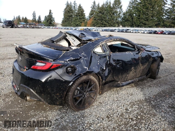 2024 Toyota GR86 Premium with VIN JF1ZNBE15R8756322, listed as a Copart auction lot 80148484 with 0 mi miles and Salvage Title. Bid and sale history available at carsss.com. Image 3.
