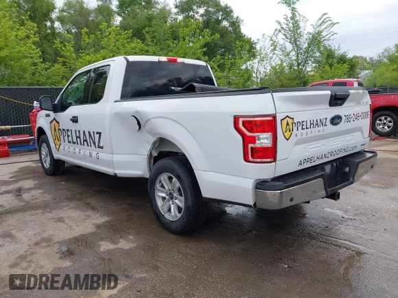 2018 Ford F-150 XL with VIN 1FTEX1CP8JKE25780, listed as a IAAI auction lot 42173737 with 114,454 mi miles and . Bid and sale history available at DreamBid. Image 3.