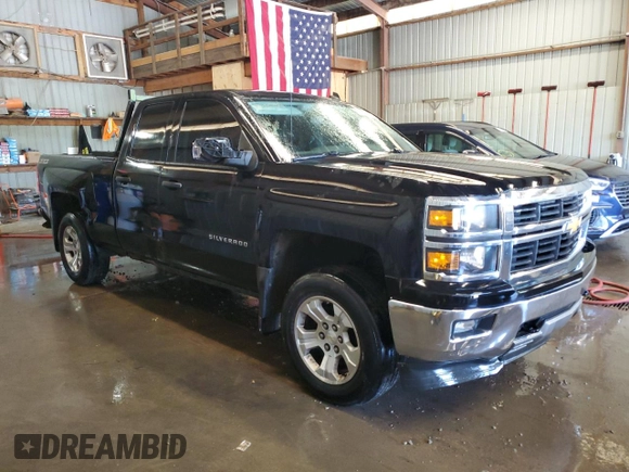 2014 Chevrolet Silverado 1500 LT with VIN 1GCVKREC7EZ176540, listed as a Copart auction lot 56188335 with 184,107 mi miles and Clean Title. Bid and sale history available at DreamBid. Image 4.