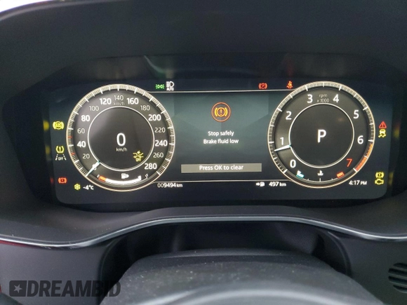 2025 Jaguar F-Pace R-Dynamic S with VIN SADCT2FU4SA748861, listed as a Copart auction lot 87000834 with 9,494 mi miles and Clean Title. Bid and sale history available at DreamBid. Image 9.