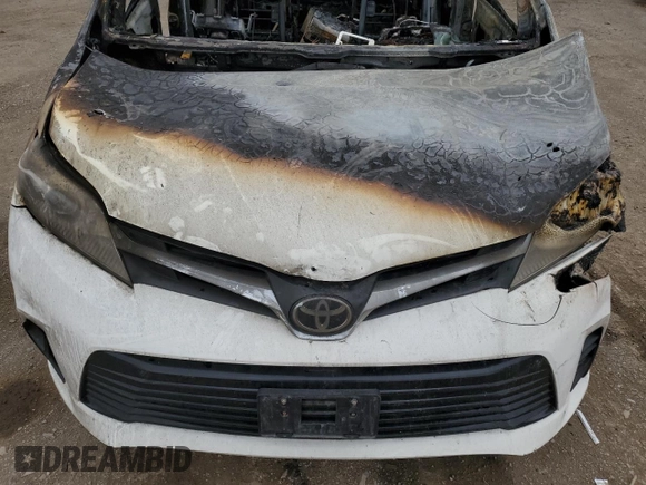 2018 Toyota Sienna LE с VIN 5TDJZ3DCXJS206893, выставлен на аукционе Copart как лот 54091505 с пробегом Не указан миль и На запчасти • Non repairable. История ставок и продаж доступна на DreamBid. Изображение 12.