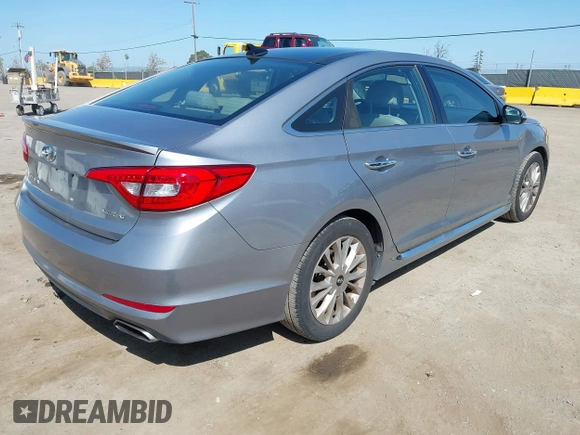 2015 Hyundai Sonata Limited with VIN 5NPE34AF1FH100238, listed as a IAAI auction lot 42001490 with 96,382 mi miles and . Bid and sale history available at carsss.com. Image 4.