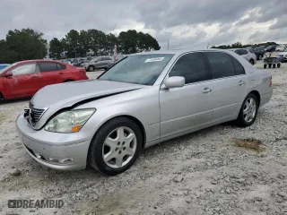2004 Lexus LS 430 with VIN JTHBN36F440129256, listed as a Copart auction lot 71438464 with 129,287 mi miles and Salvage Title. Bid and sale history available at carsss.com. Image 1.