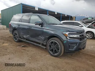 2024 Ford Expedition Limited с VIN 1FMJU2A81REA82227, выставлен на аукционе Copart как лот 54716135 с пробегом 1 901 миль миль и Списание • Salvage title. История ставок и продаж доступна на DreamBid. Изображение 4.